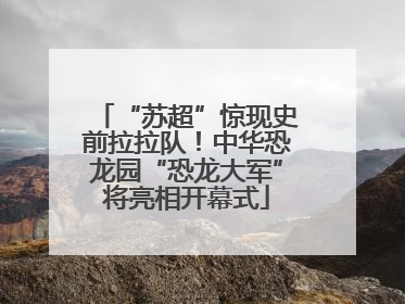 “苏超”惊现史前拉拉队！中华恐龙园“恐龙大军”将亮相开幕式