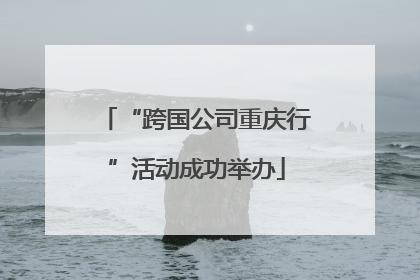 “跨国公司重庆行”活动成功举办