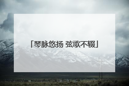 琴脉悠扬 弦歌不辍