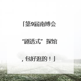 第9届南博会“剧透式”探馆，包好逛的！