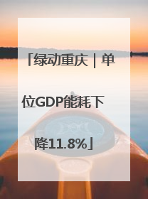 绿动重庆｜单位GDP能耗下降11.8%