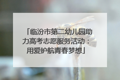 临汾市第二幼儿园助力高考志愿服务活动：用爱护航青春梦想