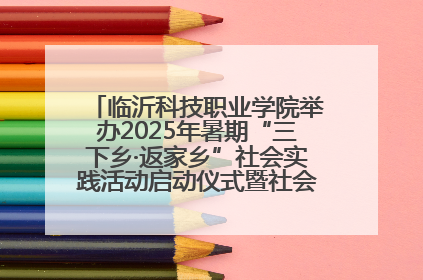 临沂科技职业学院举办2025年暑期“三下乡·返家乡”社会实践活动启动仪式暨社会实践活动供需交流会