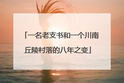 一名老支书和一个川南丘陵村落的八年之变