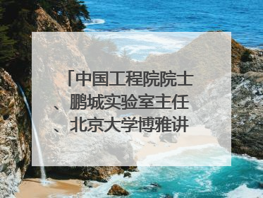 中国工程院院士、鹏城实验室主任、北京大学博雅讲席教授高文：“以人为本 智能向善” 推动文化与科技相生相促｜聚焦2025文化强国建设高峰论坛