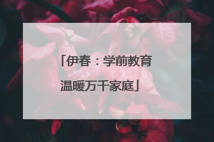 伊春：学前教育温暖万千家庭