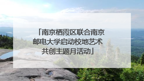 南京栖霞区联合南京邮电大学启动校地艺术共创主题月活动