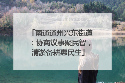 南通通州兴东街道：协商议事聚民智，清淤备耕惠民生