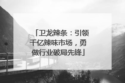 卫龙辣条：引领千亿辣味市场，勇做行业破局先锋