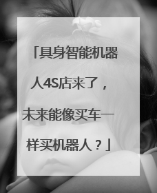 具身智能机器人4S店来了，未来能像买车一样买机器人？