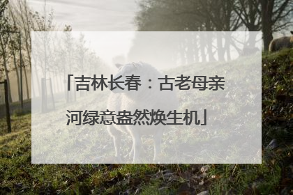 吉林长春：古老母亲河绿意盎然焕生机