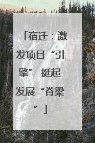 宿迁：激发项目“引擎” 挺起发展“脊梁”