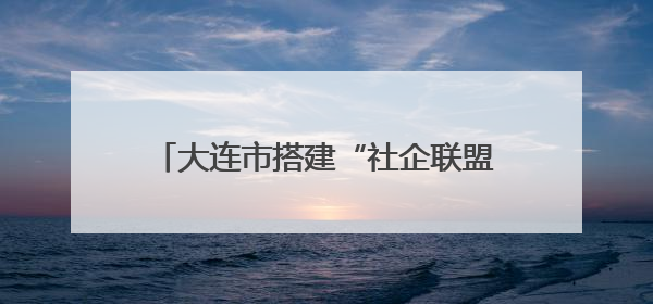 大连市搭建“社企联盟”蹚出党群共富新路子