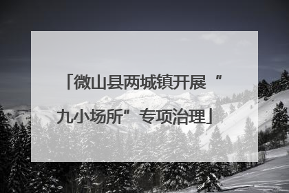 微山县两城镇开展“九小场所”专项治理