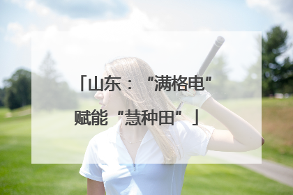 山东：“满格电”赋能“慧种田”