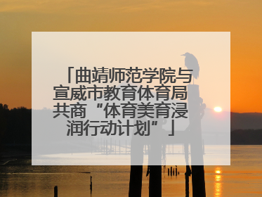 曲靖师范学院与宣威市教育体育局共商“体育美育浸润行动计划”