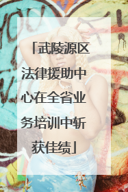 武陵源区法律援助中心在全省业务培训中斩获佳绩