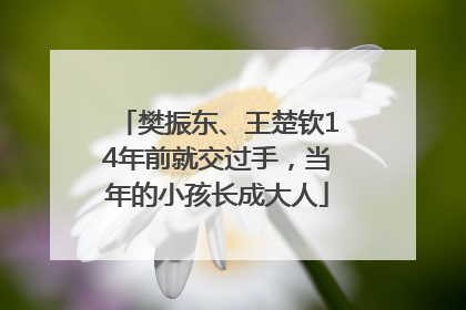 樊振东、王楚钦14年前就交过手，当年的小孩长成大人
