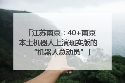 江苏南京：40+南京本土机器人上演现实版的“机器人总动员”