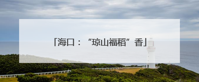海口：“琼山福稻”香