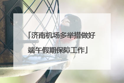 济南机场多举措做好端午假期保障工作
