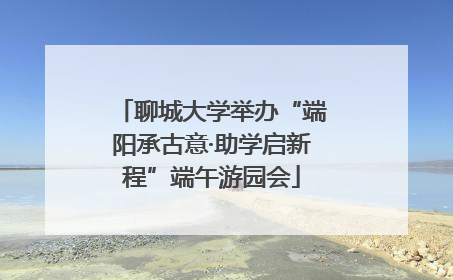 聊城大学举办“端阳承古意·助学启新程”端午游园会