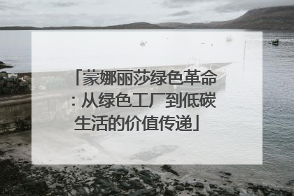 蒙娜丽莎绿色革命：从绿色工厂到低碳生活的价值传递