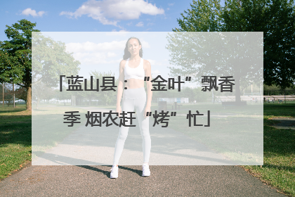 蓝山县：“金叶”飘香季 烟农赶“烤”忙