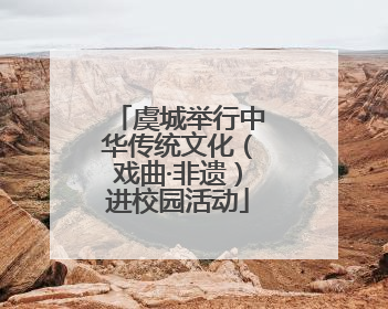 虞城举行中华传统文化（戏曲·非遗）进校园活动