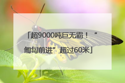 超9000吨巨无霸！“匍匐前进”超过60米