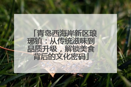 青岛西海岸新区琅琊镇：从传统滋味到品质升级，解锁美食背后的文化密码