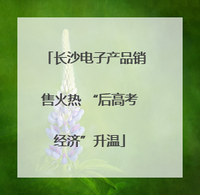 长沙电子产品销售火热 “后高考经济”升温