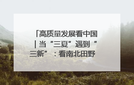 高质量发展看中国｜当“三夏”遇到“三新”：看南北田野里的科技共生记