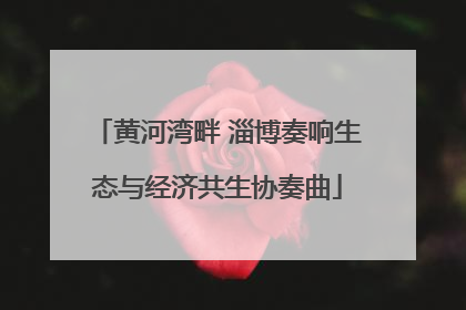 黄河湾畔 淄博奏响生态与经济共生协奏曲