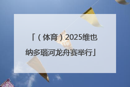 （体育）2025维也纳多瑙河龙舟赛举行