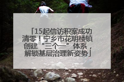 15起信访积案成功清零！宁乡市花明楼镇创建“三个一”体系，解锁基层治理新姿势