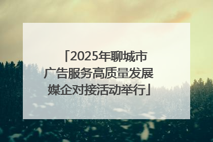 2025年聊城市广告服务高质量发展媒企对接活动举行